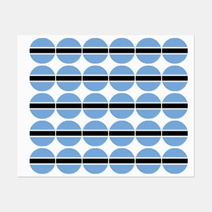 Etiquetas Bandeira do Botsuana