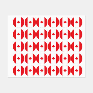 Etiquetas Bandeira do Canadá