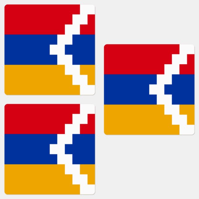 Etiquetas Bandeira do Nagorno Karabakh (Grupo)