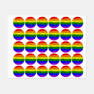 Etiquetas Bandeira do orgulho SlipperyJoe's líquido vermelho