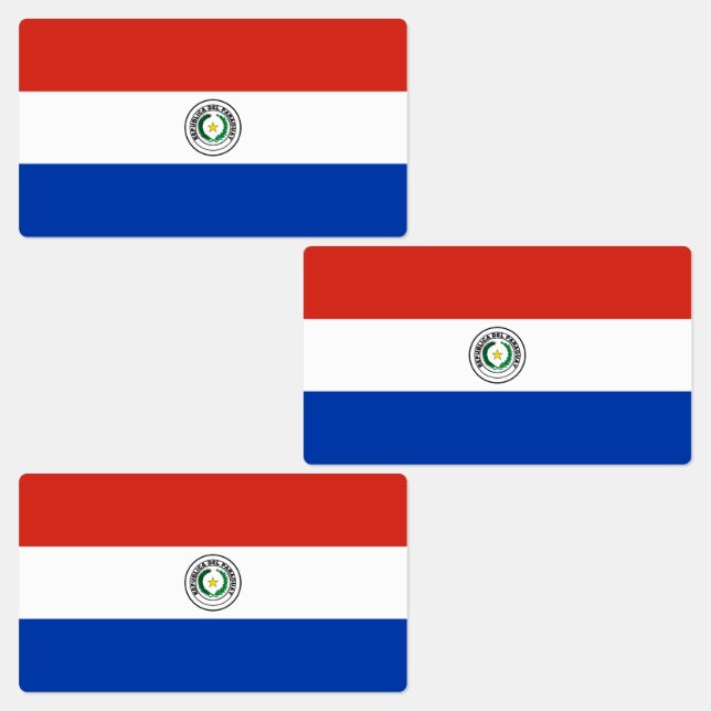 Etiquetas Bandeira do Paraguai (Grupo)