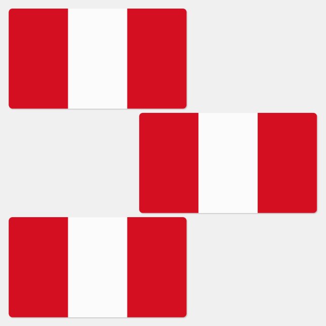 Etiquetas Bandeira do Peru (Grupo)