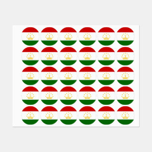 Etiquetas Bandeira do Tajiquistão