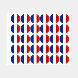 Etiquetas bandeira francesa