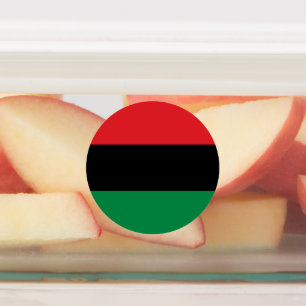 Etiquetas Bandeira Pan-Africana UNIA