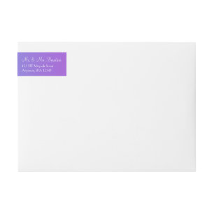 Etiquetas Bastão roxo elegante Mitzvah da cerceta
