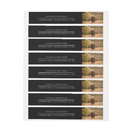 Etiquetas Beautiful Black and White