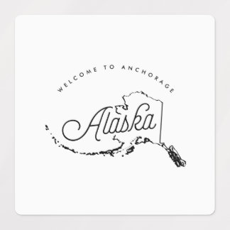 Etiquetas bem-vindo a alaska