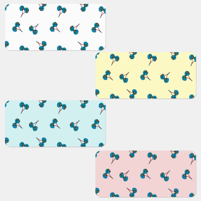 Etiquetas Blue Cherry (Grupo)