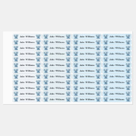 Etiquetas Blue Elephant Kids' Name Clothing School Labels