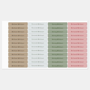 Etiquetas Boho Sensível À Água Por Cola