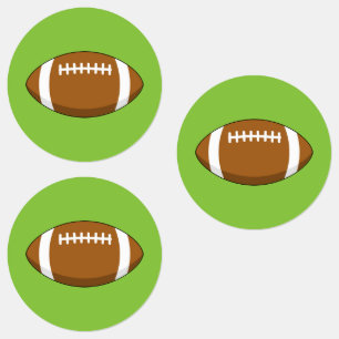 Etiquetas Bola de Rugby Americana