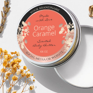 Etiquetas Bonito para produtos orais Rosa vermelha