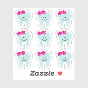 Etiquetas bonitos de Denitst do dente