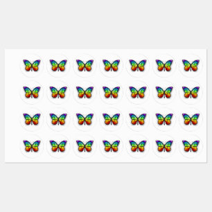 Etiquetas Borboleta-arco-íris Monarca