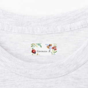 Etiquetas Borboleta do zangão do joaninha   Vara-na roupa