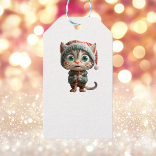 Etiquetas Brancas de Presente do Elf de Natal Inoc