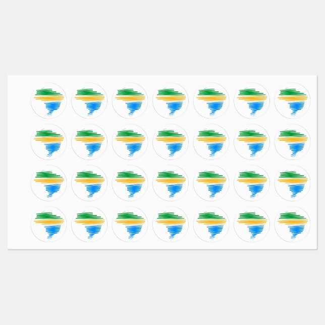 Etiquetas Brasil mapeia borda com cores de bandeira brasilei (Folha)