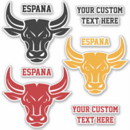 Etiquetas Bull de texto personalizado