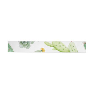 Etiquetas Cactus Pattern