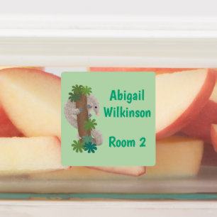 Etiquetas Cantor de pangolim feliz, bonito, personalizado