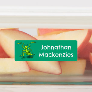 Etiquetas Cartografia de louva-a-deus engraçada personalizad