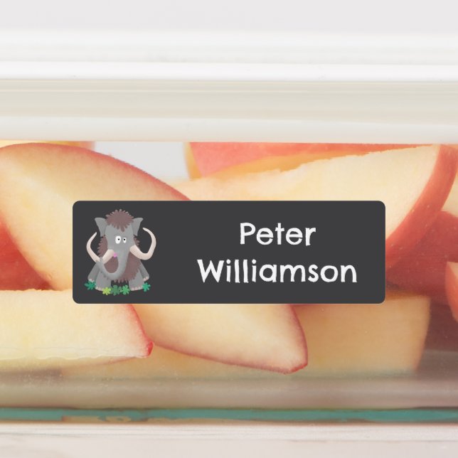 Etiquetas Cartoon mimozinho engraçado personalizado (Afixado)