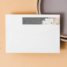 Casamento de Creme Pampas Grass Floral Jungle