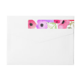 Etiquetas Casamento Flamental de Aquarela