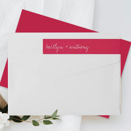 Etiquetas Casamento Minimalista do Script Moderno Viva Magen