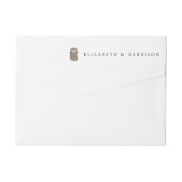 Etiquetas Casamento Rustic Burlap Mason Jar