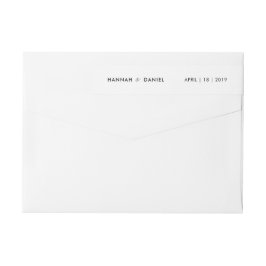 Etiquetas Casamento Simples Elegante Moderno Minimalista