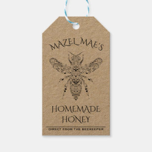 Etiquetas caseiros feitas sob encomenda do mel