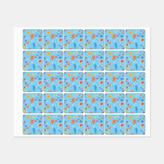 Etiquetas Cena Submarina Cuta (Folha)