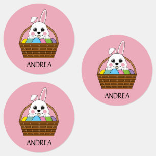 Etiquetas Cesta de OvoHunt de Páscoa coagulenta   Personaliz