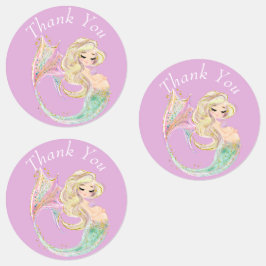 Etiquetas Chá de fraldas De Sereia Que É Rosa