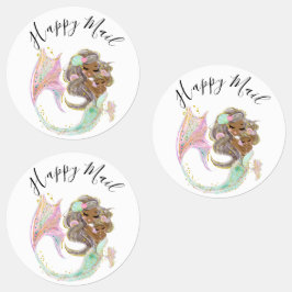 Etiquetas Chá de fraldas Sereia náutico