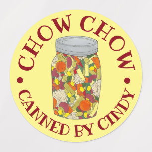 Etiquetas Chow Chowchow Relish Amish PA Comida holandesa