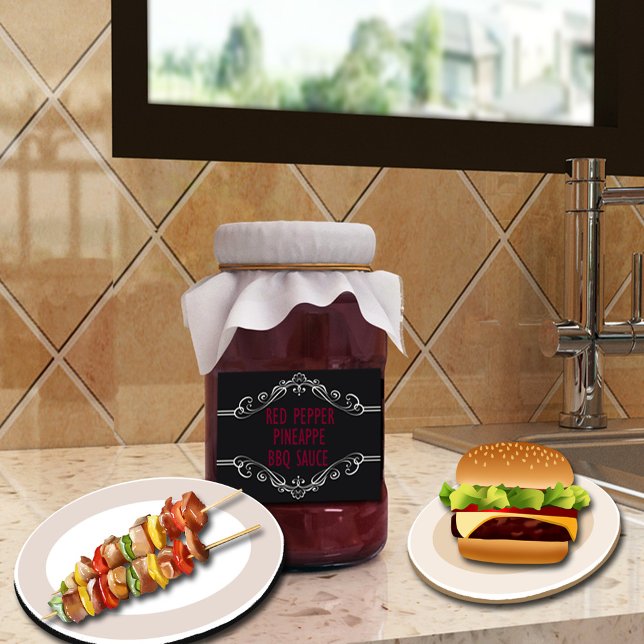 ETIQUETAS CHURRASCO SAUCE SUMMER FUN PERSONALIZADO (Criador carregado)