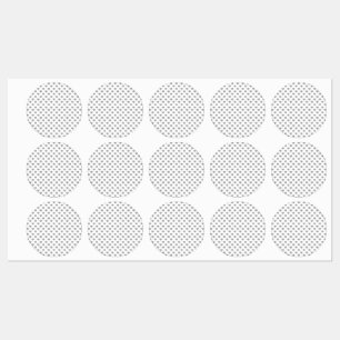 Etiquetas Cinzas Concretas Simétricas em Branco