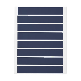 Etiquetas Classic Midnight Blue 1" x 7,25"