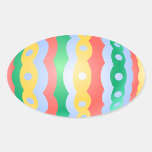 Etiquetas clássicas do ovo da páscoa das etiquet