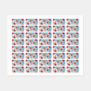 Etiquetas Cliente galinha feliz