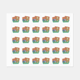 Etiquetas Clipe de gato e de tigela