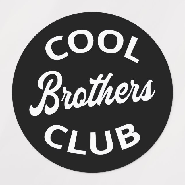 Etiquetas Clube dos Irmãos Incríveis I (Design 1)