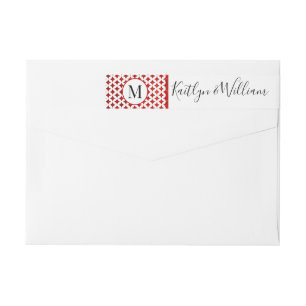 Etiquetas Coleção de Casamentos de Cartões de Jogada Monogra