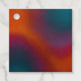 Etiquetas Coloridas de Arte de Couro