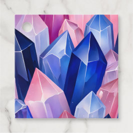 Etiquetas Coloridas de Arte de Cristal Rock