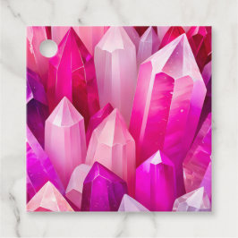 Etiquetas Coloridas de Arte de Cristal Rock