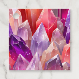 Etiquetas Coloridas de Arte de Cristal Rock